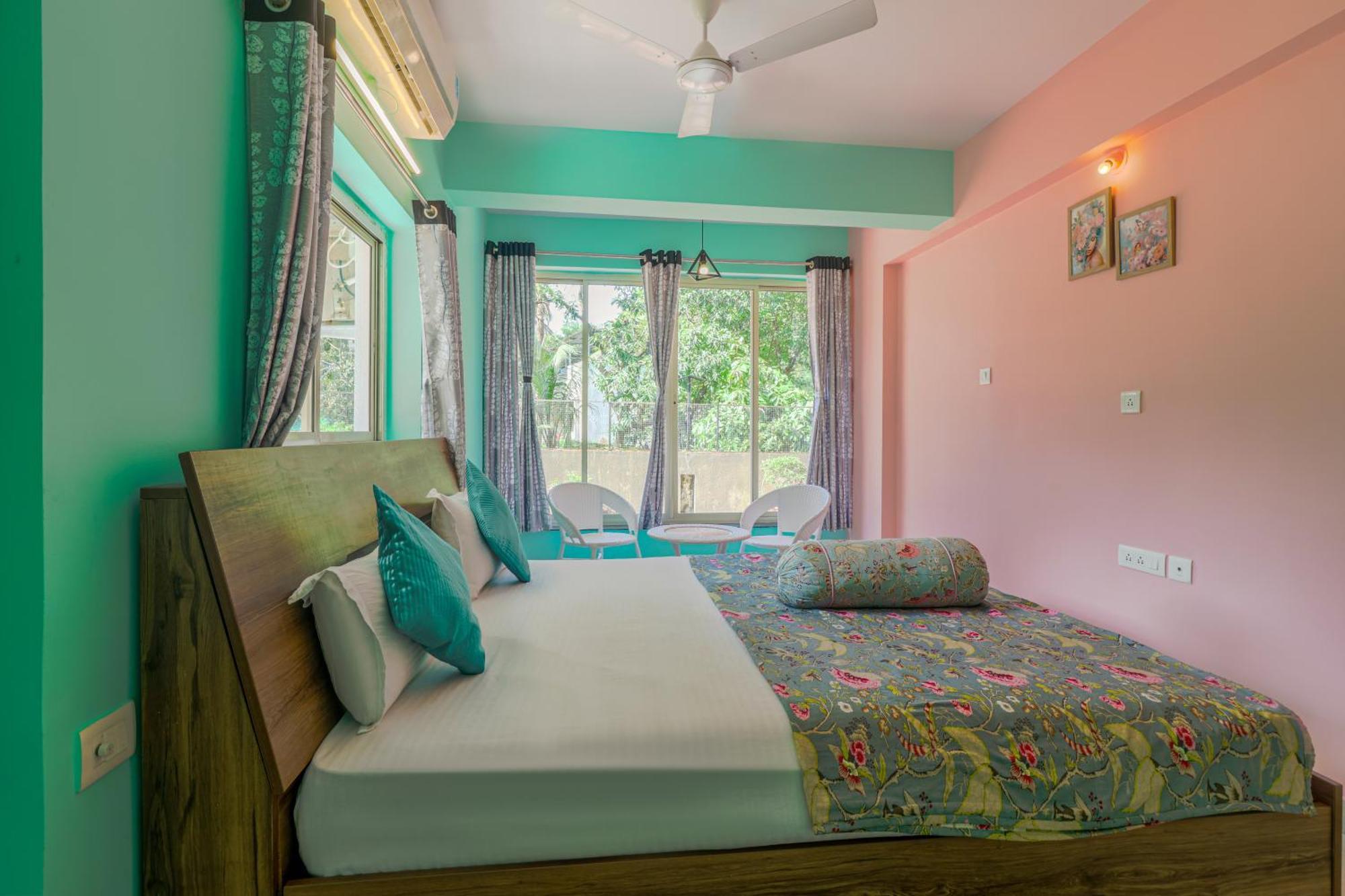 4Bhk Sparkling Apartment Near Beach Pool & Bar 2Bhkx2 Vagator Pokoj fotografie
